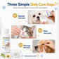 🐾 KJØP 1, FÅ 1 GRATIS 👁️ 🔥BEGRENSET TID: bare 99 kr!– Øyeflekkrens for kjæledyr – beroliger sensitiv hud – fjerner skorpete rester – gjenoppretter klare øyne – skånsom formel
