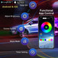 🚗✨ NÅ: 50 % RABATT i en begrenset periode – App-styrt bilbelysning – LED-striper med «Dream Color»-effekt – 15 fargemoduser – IP68-vanntett – Universell 12 V – For biler, SUV-er, båter og hjem 🎨🛡️