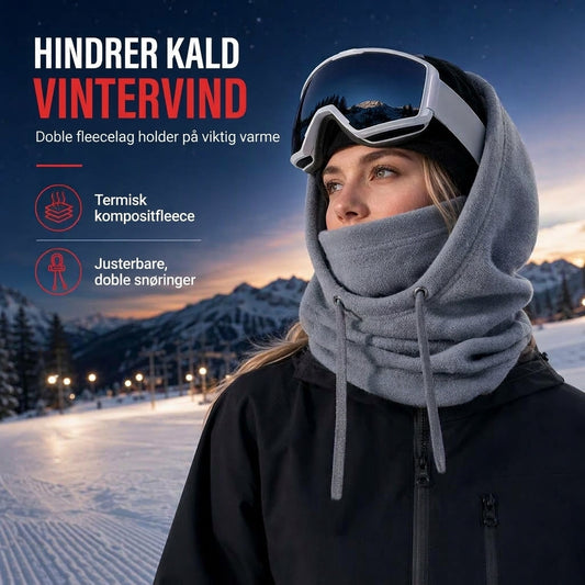 ❄️✨ NÅ: 50 % RABATT i en begrenset periode – Vinteransiktsmaske i polarfleece – Stopper kald vintervind – Holder hele ansiktet varmt – Stenger iskald trekk ute – Til utendørs bruk 🧣🏔️🛡️