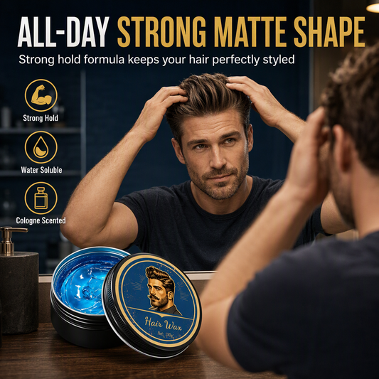 🔥 Kjøp 1, få 1 gratis｜Hårpomade for Menn med Parfymeduft – Sterk Hold – Teksturert Finish – Vannløselig