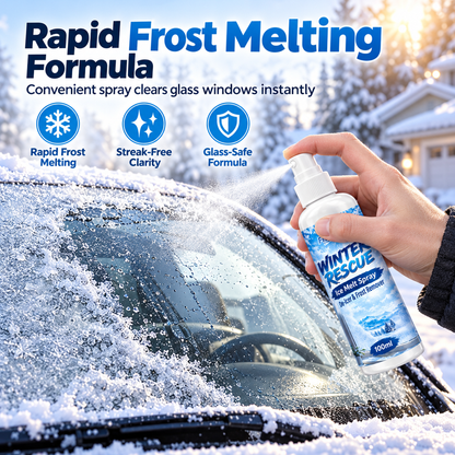 🔥 NÅ: 50 % RABATT I EN BEGRENSET PERIODE – Spray for fjerning av is og snø utendørs – Smelter rim og is ved kontakt – Trygg for kjæledyr – Skånsom mot betong 🧊❄️✨