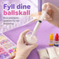 🔥 NÅ: 50 % RABATT I EN BEGRENSET PERIODE – Lag dine egne klemballer – Fargerik leire + glitrende fyll – Taktil lek – Lekkasjesikkert design 🎨✨🛡️