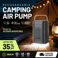 🔋 50% RABATT – Luftpumpe med LED-lys – oppladbar – rask – kompakt – betaling ved levering – perfekt til camping, strand og utendørs
