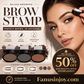 ⏳🔥LIMITED-TIME 49% OFF! ⏰✨Buy 1 Get 1 Free 🖌️50K+ Sold!!!🖤Eyebrow Stamp Powder Kit with Applicator Brush, One Press Perfect Brow Stamp, Waterproof Long Lasting 24H Wear Eyebrow Makeup for Lazy Daily Salon-Like Brows