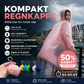🧥 KJØP 1, FÅ 1 GRATIS – Regnjakke i kompakt design – vanntett – lett – enkel å bruke – passer i lommen – for uventede regnbyger