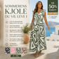 👗 50% RABATT – Elegant jumpsuit med rynkedetaljer – lett & pustende – geometriske mønstre – vid bensilhuett – allsidig – perfekt til reise og hverdag