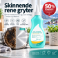 🍳 Gel-rengjøring for gryter og panner – bryter ned svart fett, skånsom, luktfri. Gjenoppretter glansen som ny! ✨🧼