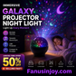 🌌 50% RABATT – Galaxy projector nattlys – dynamisk lydsynkronisering – utskiftbare temaer – USB – kompakt – for magisk stemning